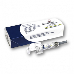 Simponi ® 50 mg ( golimumab ) solution for injection in pre-filled syringe
